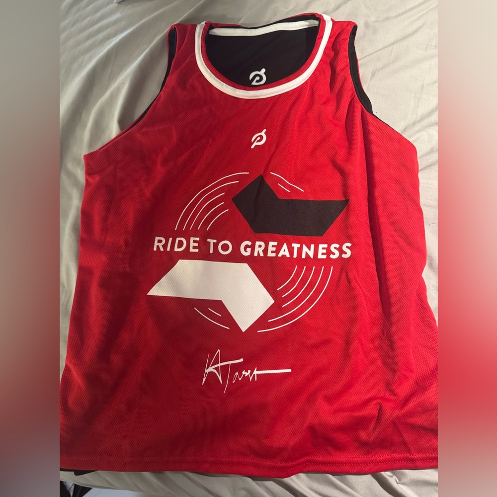 Peloton Red 'Ride to Greatness' Tank